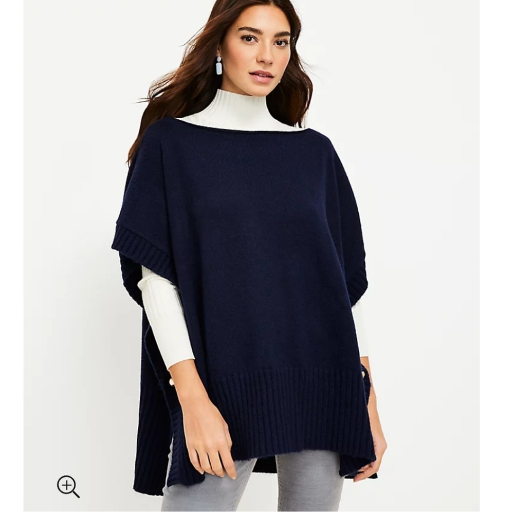 NWT LOFT Modern Poncho